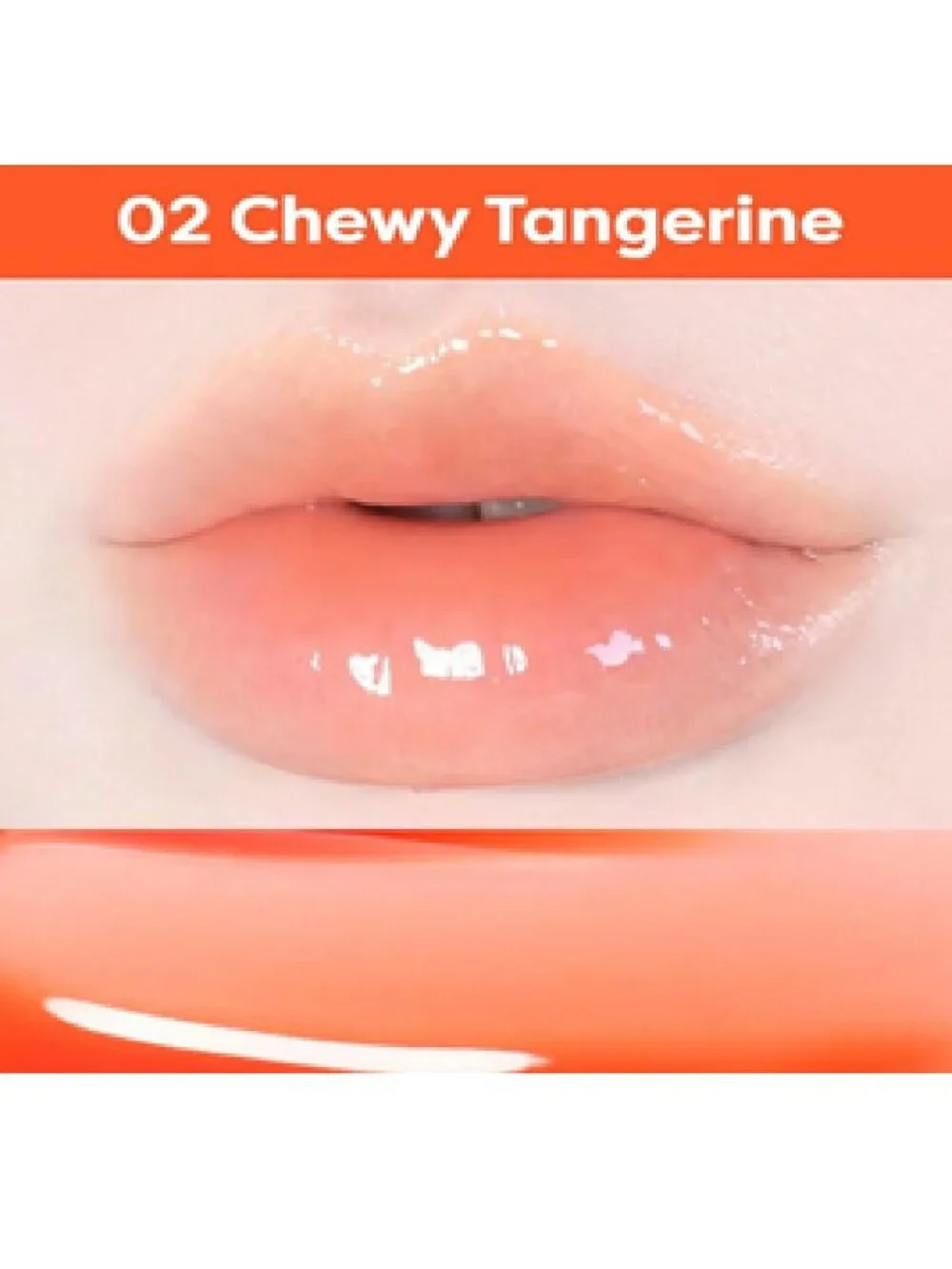 1 NIB Colorgram Fruity Glass Lip Gloss Sweet Tangerine Orange Hydrating Plumping